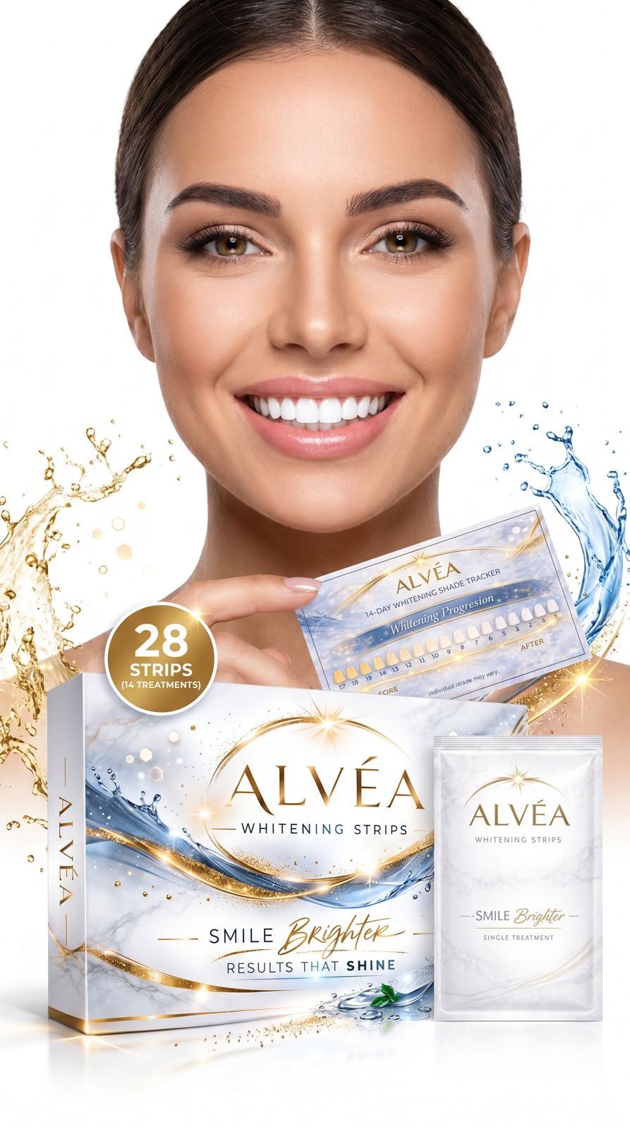 Alvéa Whitening Strips PAP+ 14 behandelingen