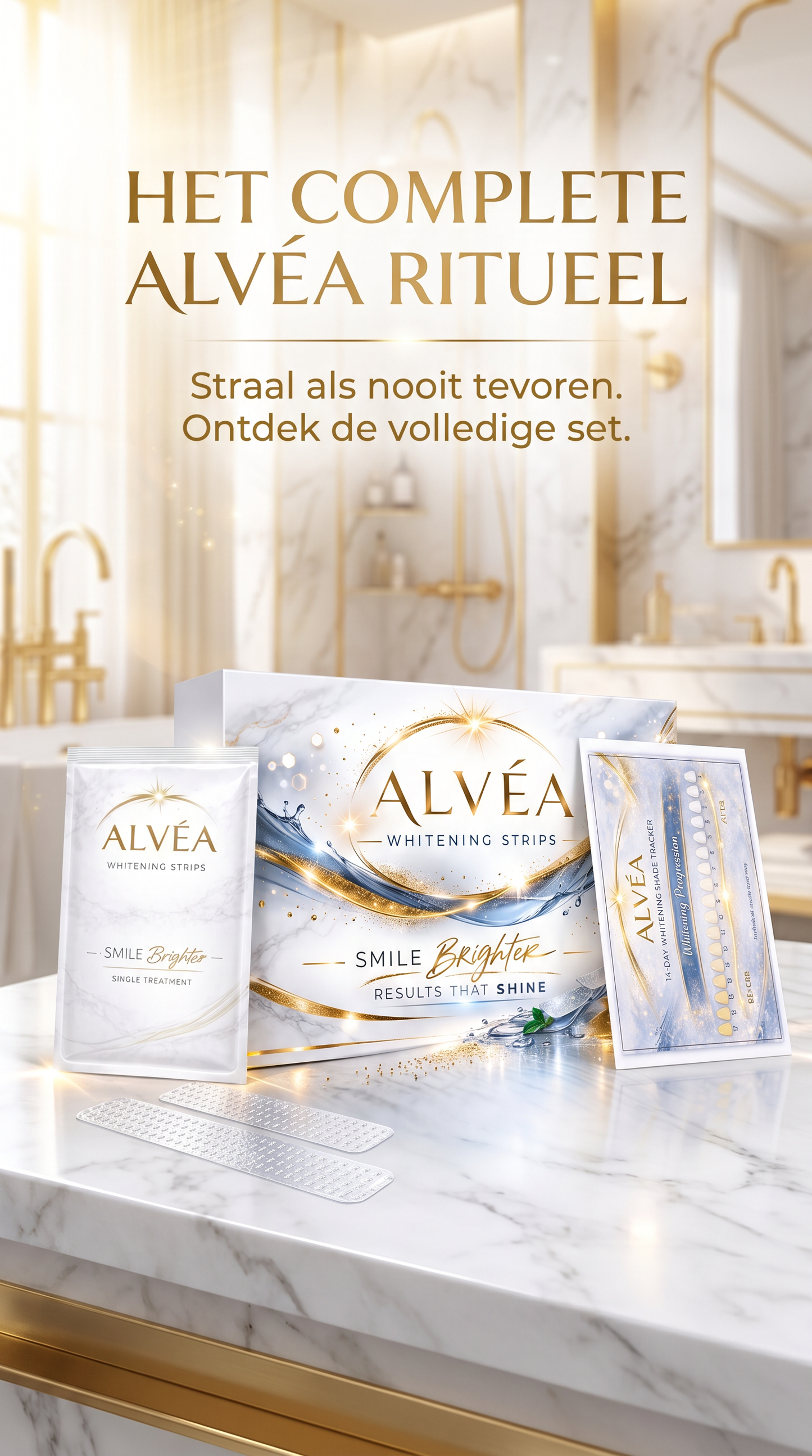 Alvéa Whitening Strips PAP+ 14 behandelingen