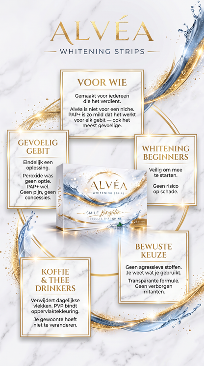 Alvéa Whitening Strips PAP+ 14 behandelingen